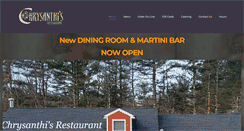 Desktop Screenshot of chrysanthisrestaurant.com